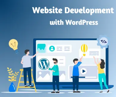 website development with wordpress