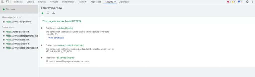 DevTools Security Overview Image