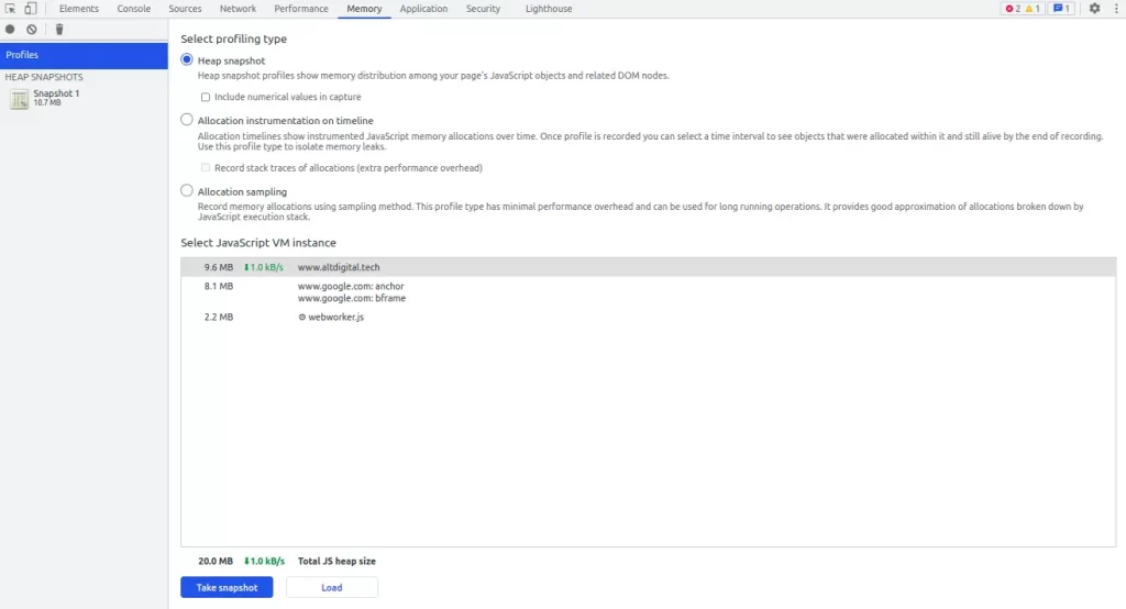 Devtools VM Instance Image